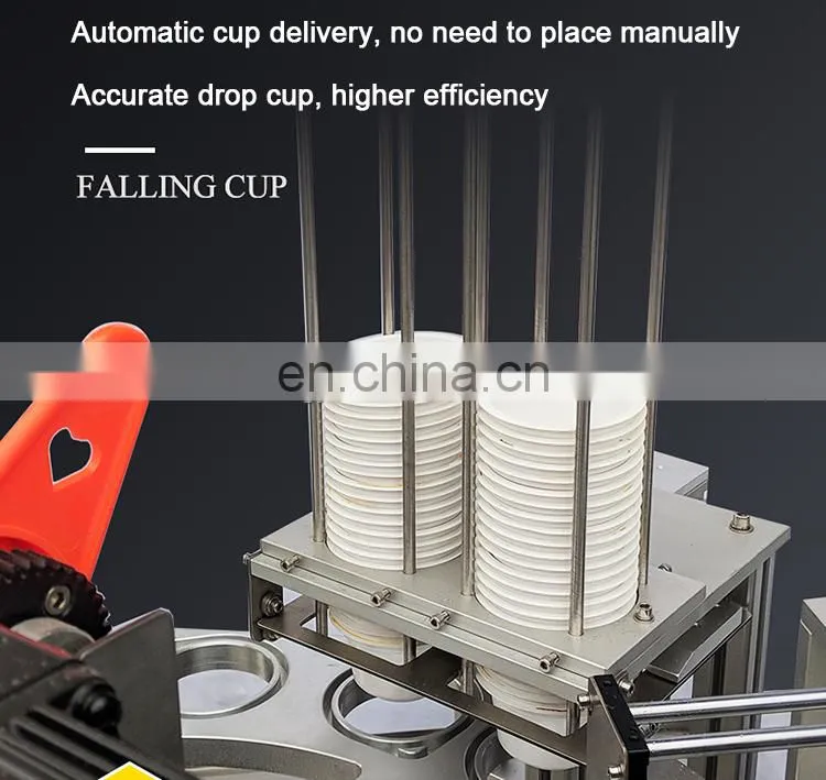 900 Rotary Cup Bottle Plastic bucket Paste Liquid Filling Sealing Capping Machine