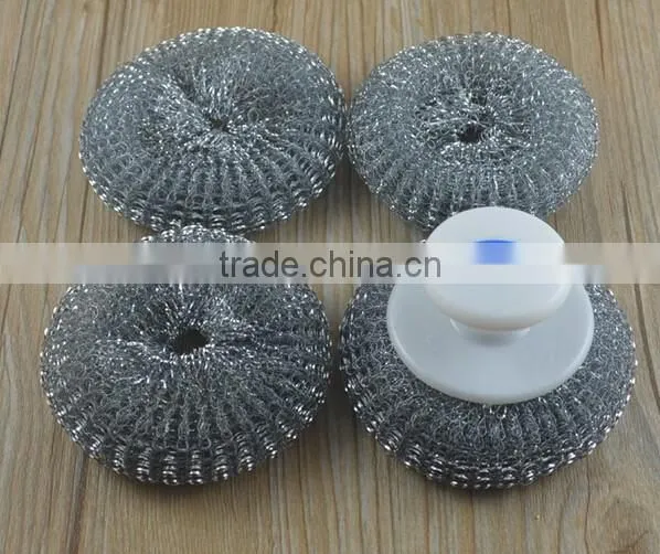 High quality and cheap stainless steel scourer/sponge/cleaning ball for Kichen