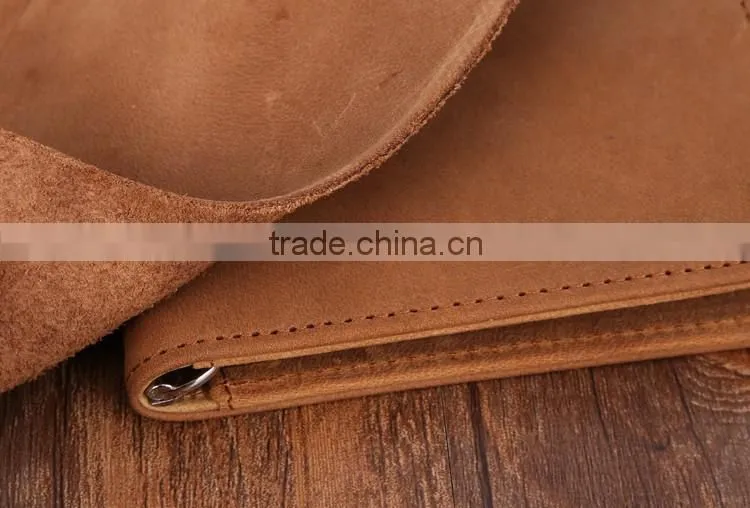 China Crazy horse distressed cow hide leather for vintage wallet, purse