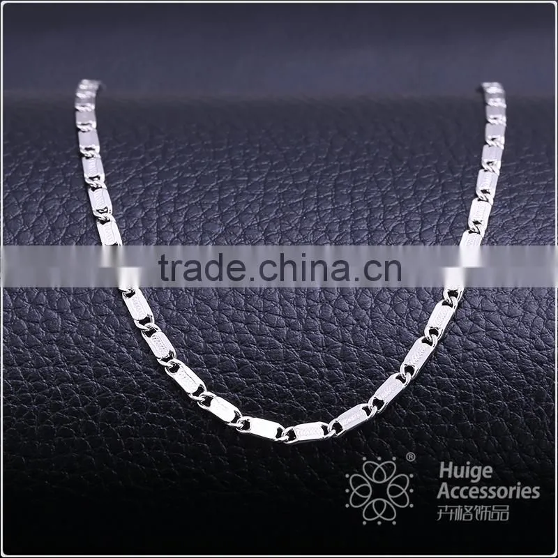 Hot Sales Wholesale Fashion Rhodium Plated Chain Of Beautifu Necklace Jewelry