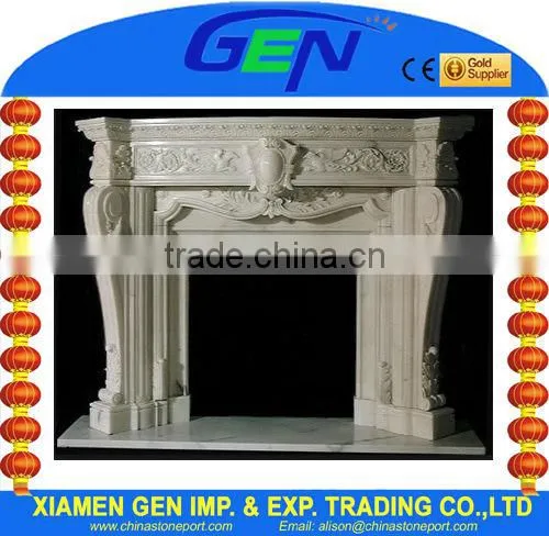 Elegant Carving Marble Fireplace designer