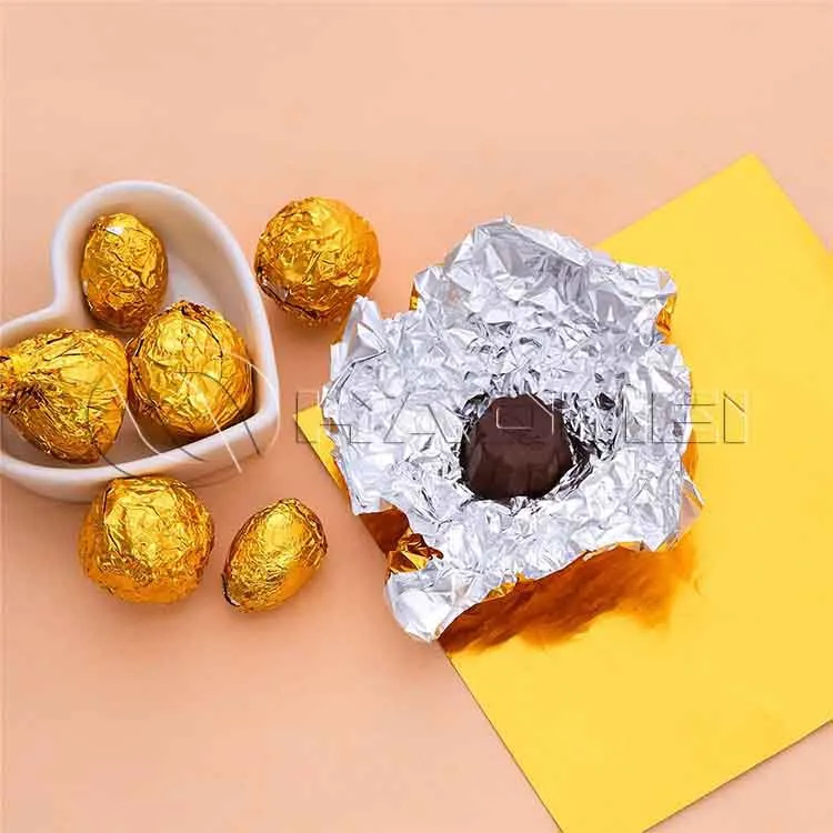 Aluminum Gold Foil Paper For Chocolate Wrapping