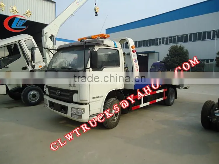 2015 Factory supply Euro IV Yuejin towing truck,4x2 wrecker tow trucks for sale