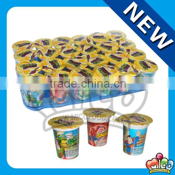 cartoon 25g biscuit choco cup