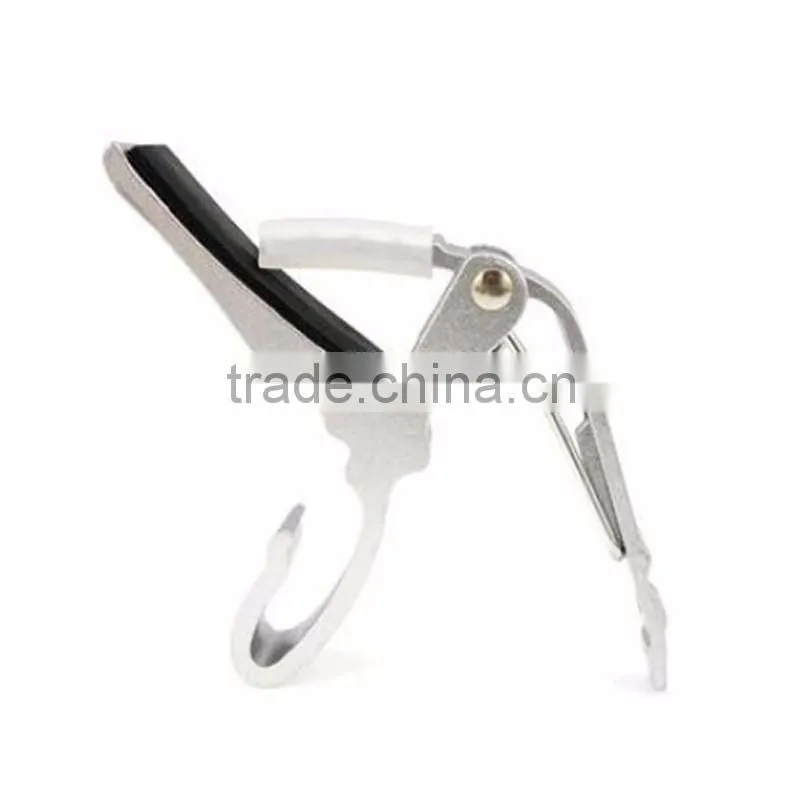 High Quality Aluminium alloy Colorful Bass Guitar Capo Key Clamp for student