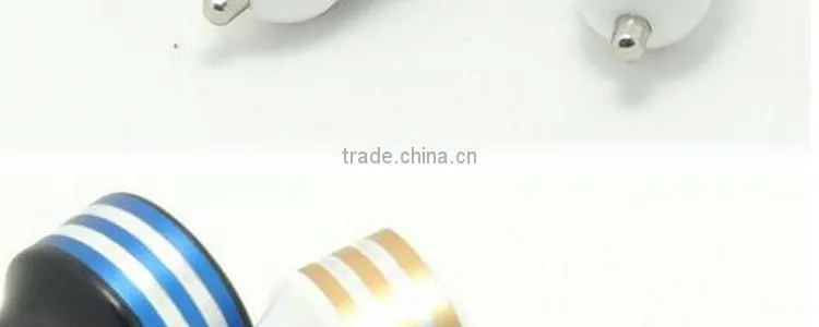 Cheap Wholesale input 12V 24V Aluminum Dual USB Car Charger for iphone Promotional customized mini Universal USB Car Charger