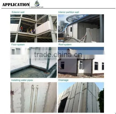 New technology wall building material Eps cement sandwich sips building panels