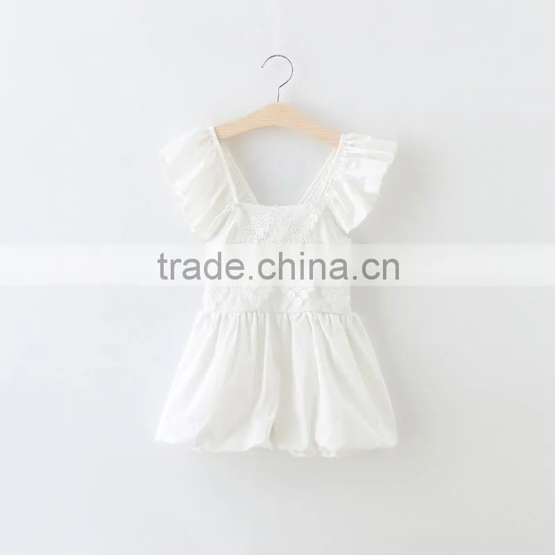 Baby Girl Jumpsuit Design Beautiful Model Lace Outfits Hot Sale Summer Children Clothes Rompers