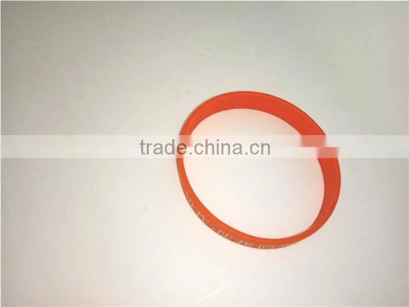 Fancy Chain Bracelet for Girls Casual Sports Bracelets Rubber Silicone Red Wristband