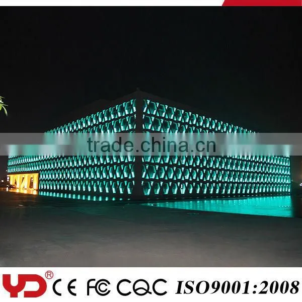 YD company provide directly Dimmable LED wall washers for building decoration