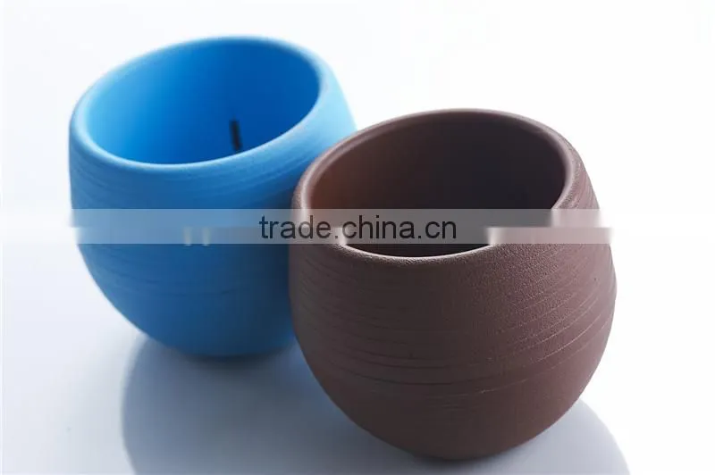 Small Plastic Flower planter pot custom made