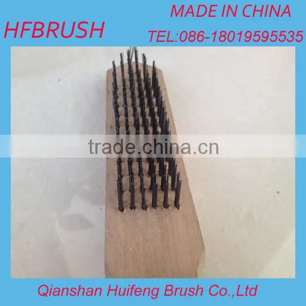 Steel wire marple wood hand brush