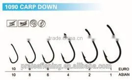 White Nickle high carbon steel PR-1090 CARP DOWN wholesale fishing hook