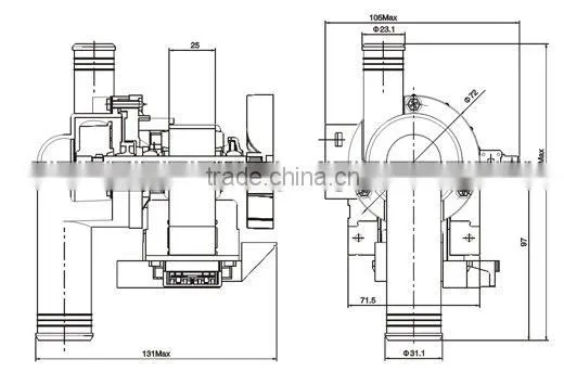 Drain Water Motor