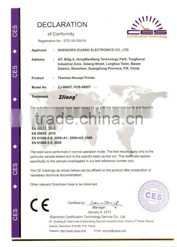 POS system low price and cost Win8 Android Linlux Chinese manufacturer Thermal Bill Printer mini portable printer