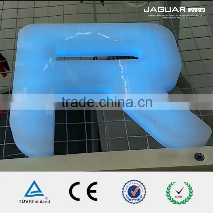 custom made durable outdoor waterproof advertising led lighted letter sign