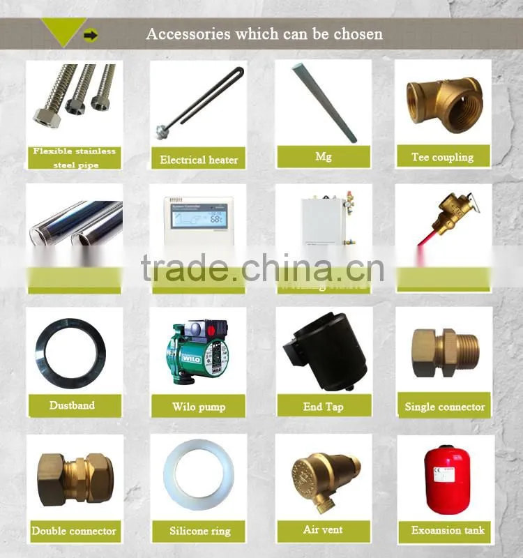 solar working station split pressurized solar system solar water heater