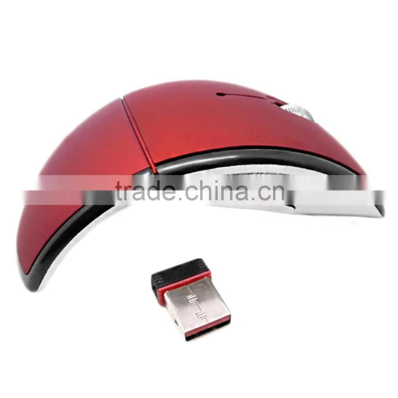Quality Folding 2.4G 3 Buttons 1000 DPI Wireless Touch Optical Mouse