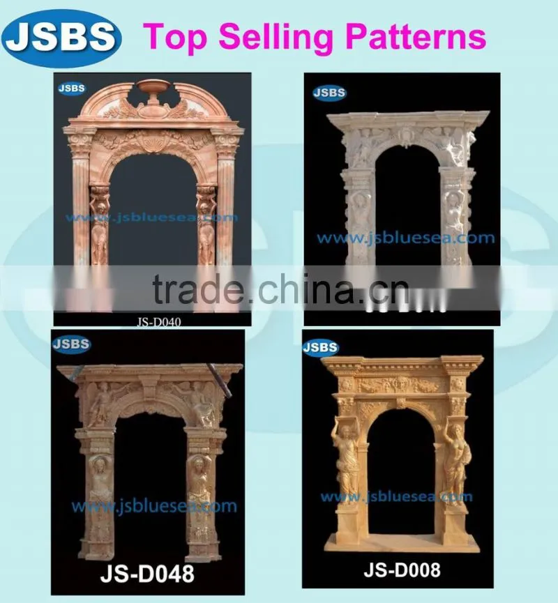 cheap hand carved granite door frame design