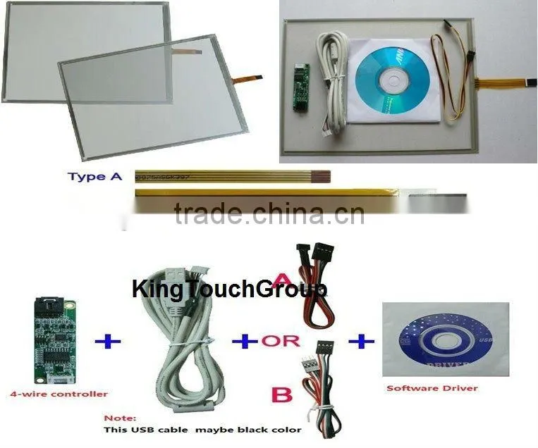 22" 4 Wire Resistive Touch Screen Panel Kit