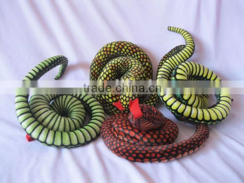 2014 newest fashion realistic plush toy snake