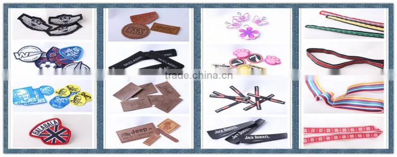 Wholesale custom clothing woven label of high density