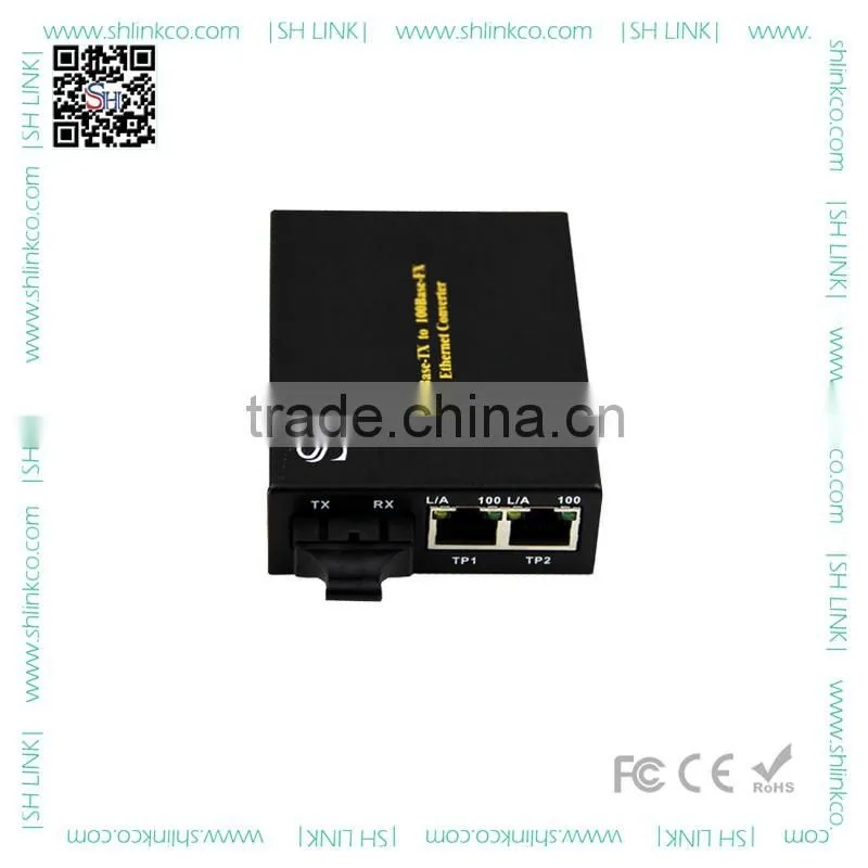 Single mode single fiber bidi 4 port desktop small switch