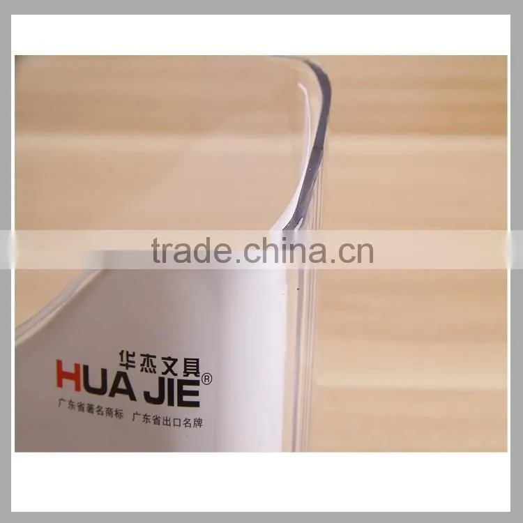 Best price A4 plastic clear magazine display stand