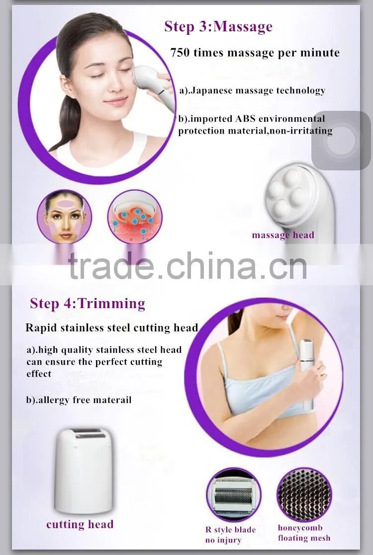 Multifunction facial cleaning brush microdermabrasion skin jet peel machine