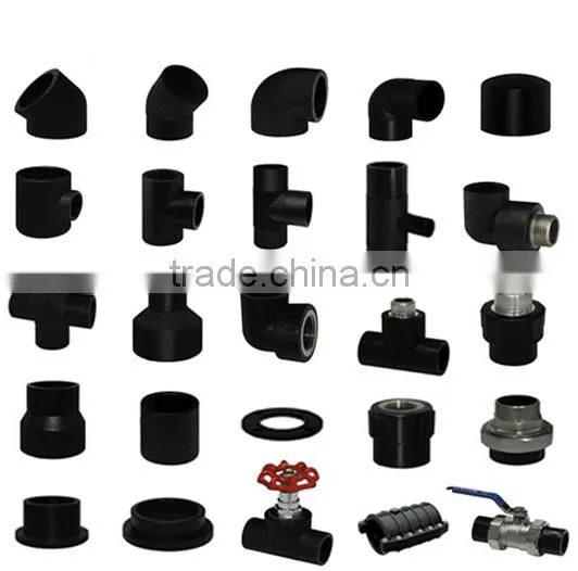 Lap joint flange stub end HDPE pipe stub end