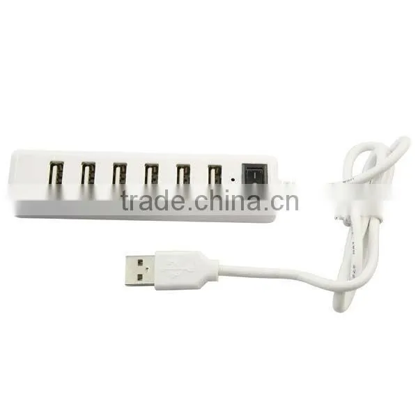 High Speed USB 2.0 480mbps 7 Port USB HUB with Power Switch