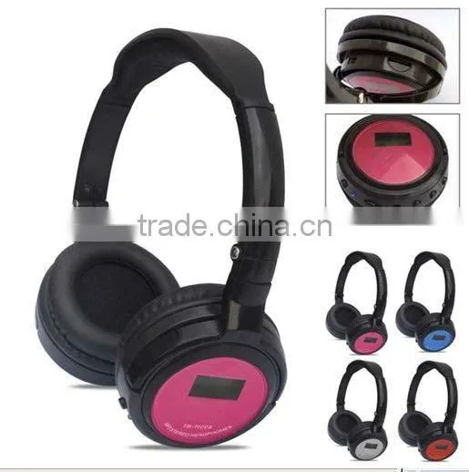 HI-FI Mp3 player earphone and headphone with SD card TB-H008