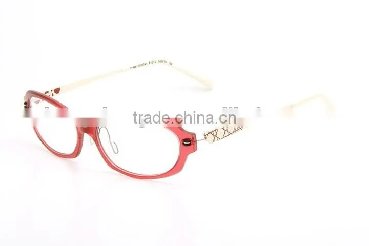 High end TR90 material frame with stainless temple for women