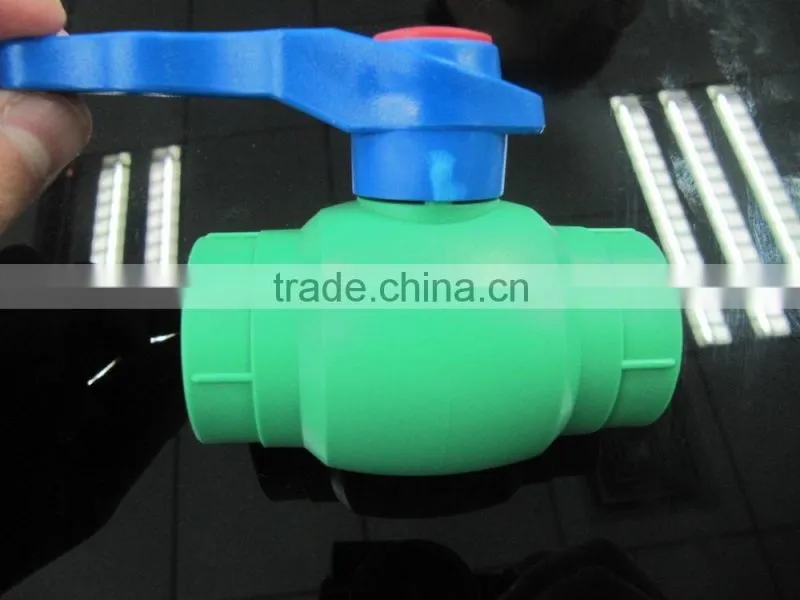 Plastic handle brass ball valve/stop valve/stop cock valve/dark valve/gas hose ball valve