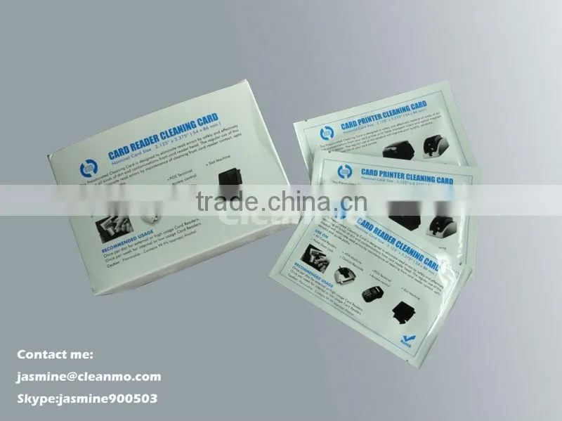 Vending Machine Bill Acceptor Cleaning Cards
