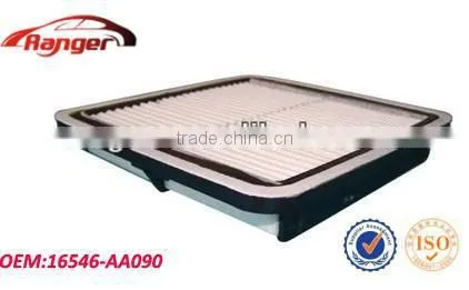 16546-AA090 good quality competitive PP air filter for Nissan