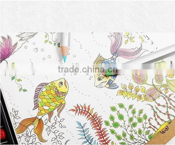 48-color Colored Pencils/ Drawing Pencils for Sketch/Secret Garden Coloring Book
