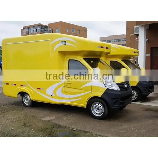 cheap sale green mobile fast food truck made in 2015, China