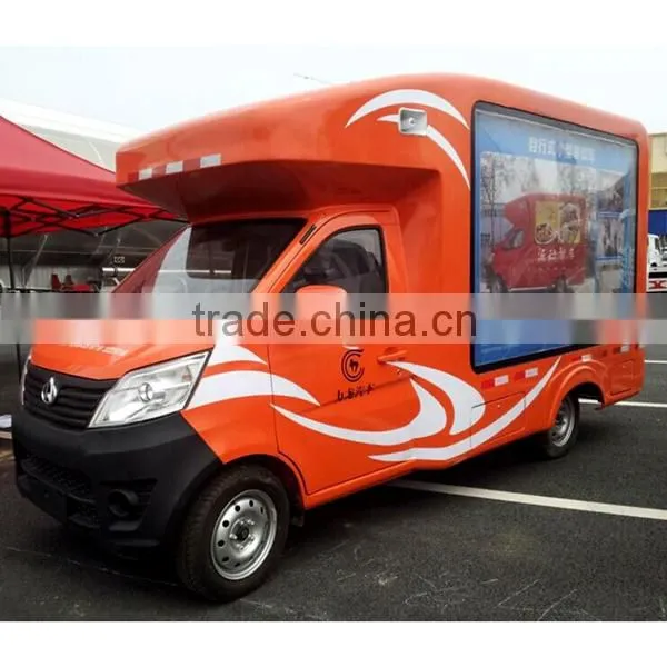 cheap sale green mobile fast food truck made in 2015, China