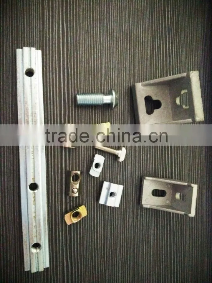 Hot Sale Aluminum Profile Parts Connector Angel Brackts