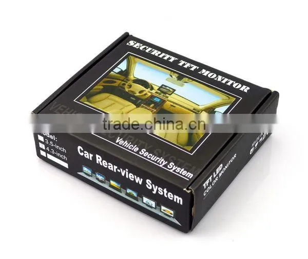 Chelong Manufacture 4.3 inch lcd reverse car monitor best price for you
