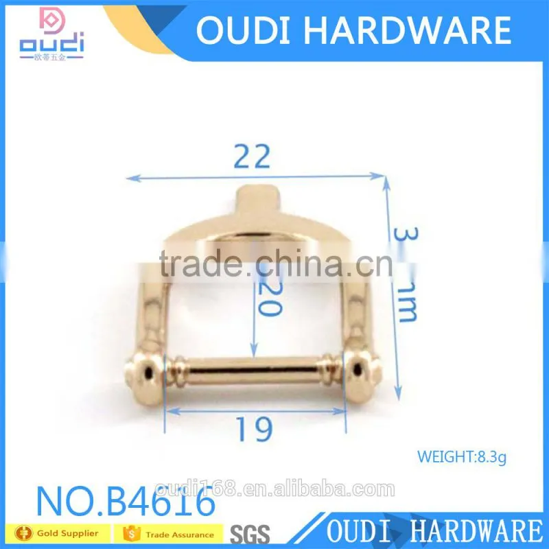 High Quality Woman Handbag And Shoe Accessories Metal Buckles D ring