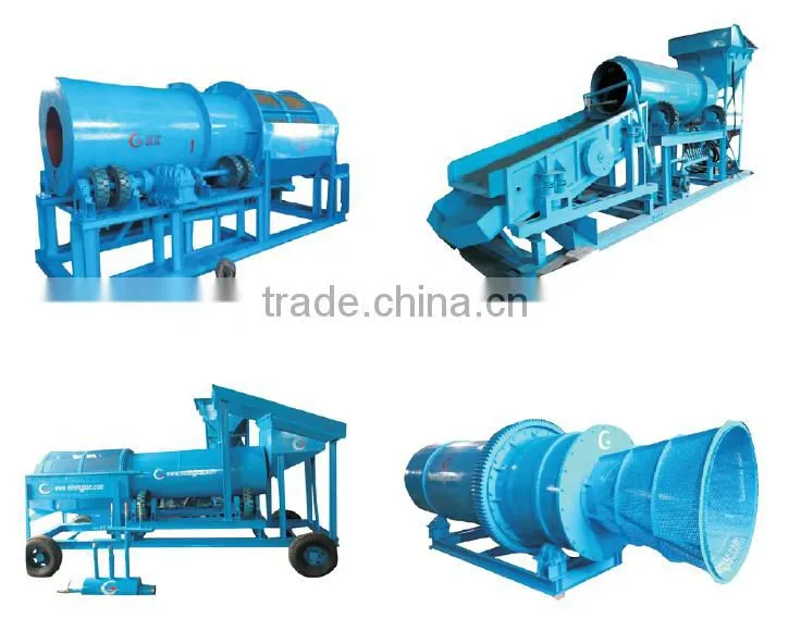Good effect clay cleaning trommel,wash mud trommel