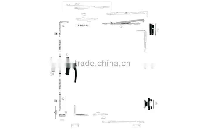 Window Lock For Casement Window,Window Hardware