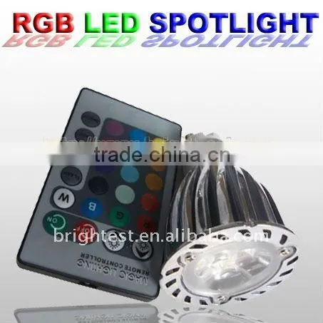 GU10 6w RGB luces led de