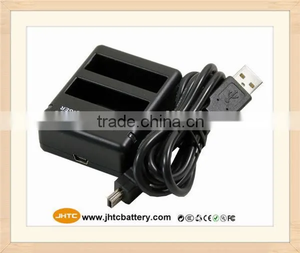 Mini USB Micro USB Dual Port AHDBT-401 Battery Charger for Go pro 4