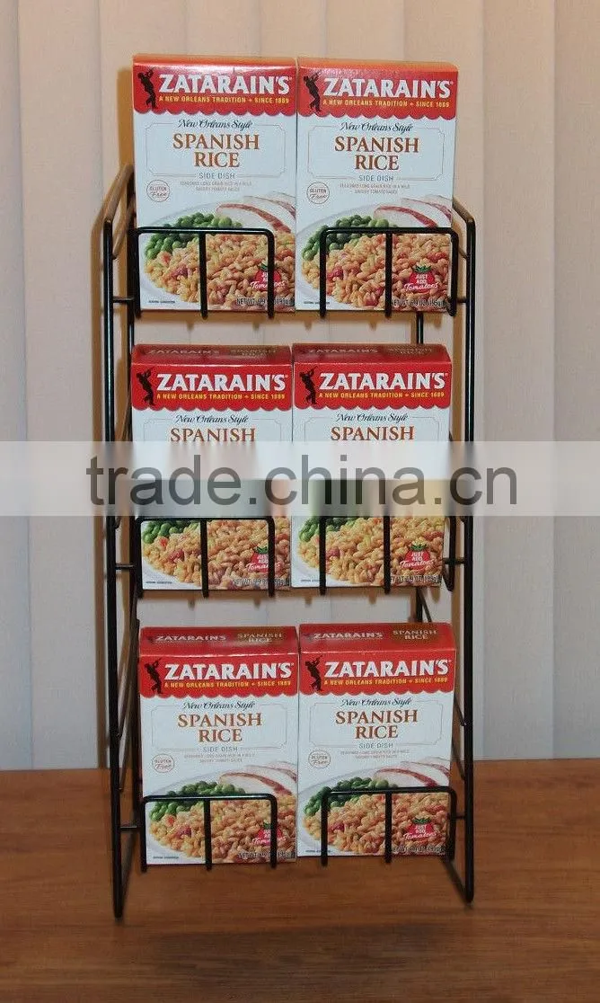 Free Standing Snack Food Retail Shop Design Metal Rack