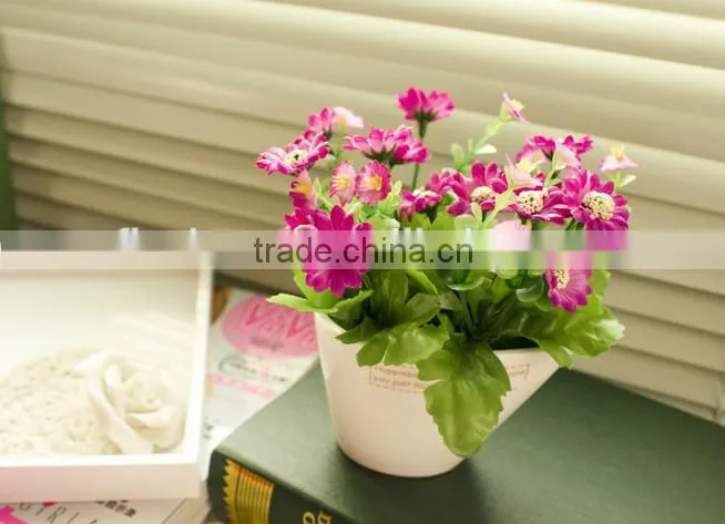New Design Artificial Potted Bonsai Flower Plant