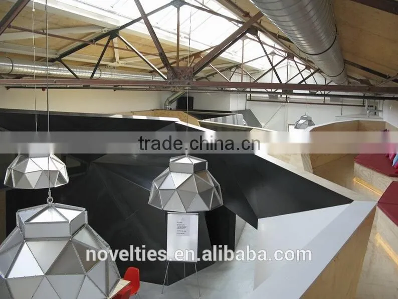 Dutch Designer Hanging Lamp Heavy Industrial Look-and-Feel Metal Triangles Pendant Lights