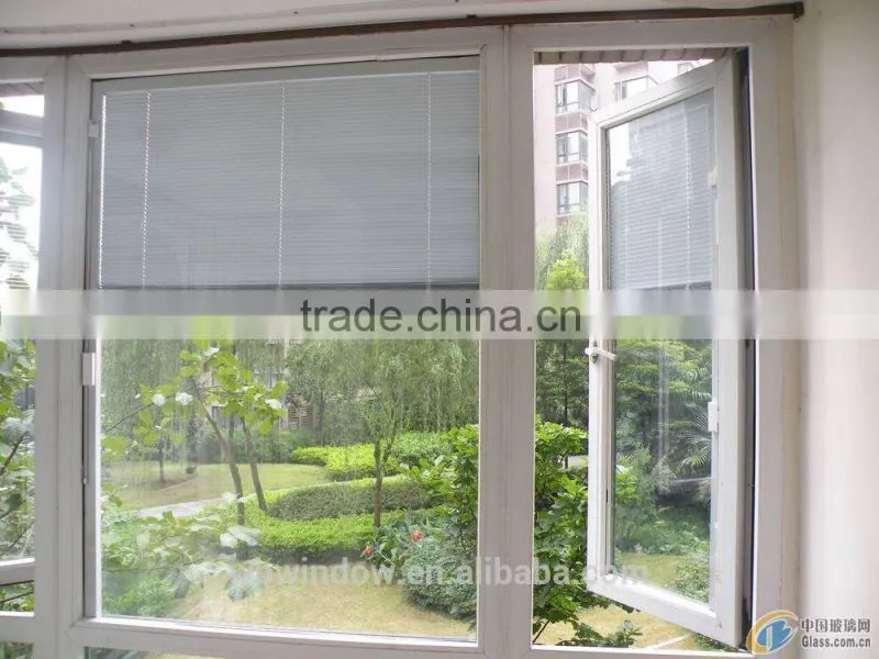 UPVC casement windows with built in blinds